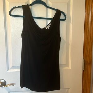 White house black market sleeveless scoop neck top